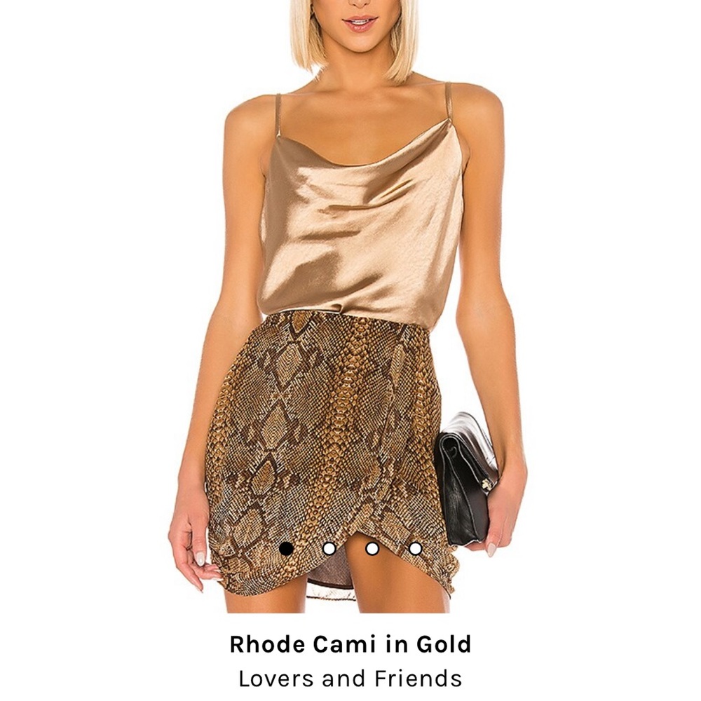 Lovers and Friends gold cami
